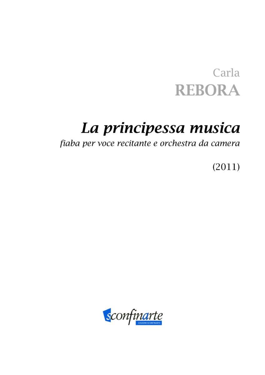 Carla Rebora: LA PRINCIPESSA MUSICA (ES 459)