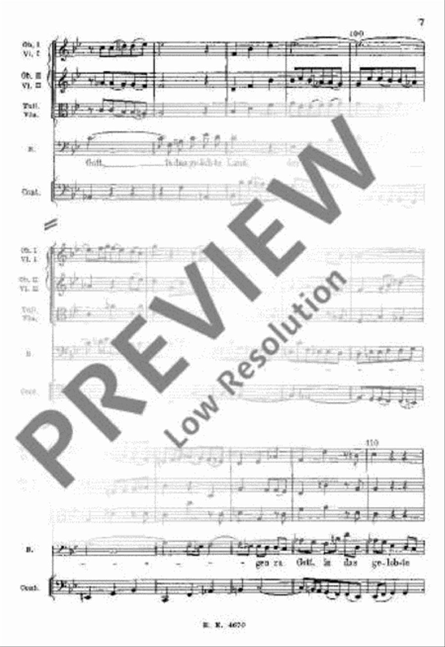 Cantata No. 56 (Cross-staff Cantata, Dominica 19 post Trinitatis) Choir scores gallery preview page 16