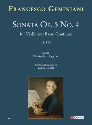 Sonata Op. 5 No. 4 (H. 112) for Violin and Basso Continuo