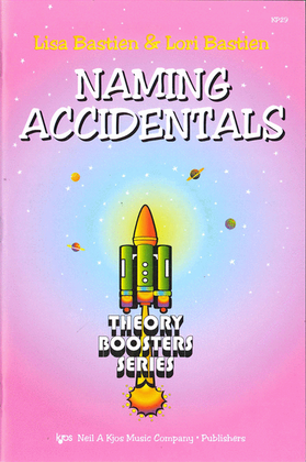 Book cover for Bastien Theory Boosters: Naming Accidentals