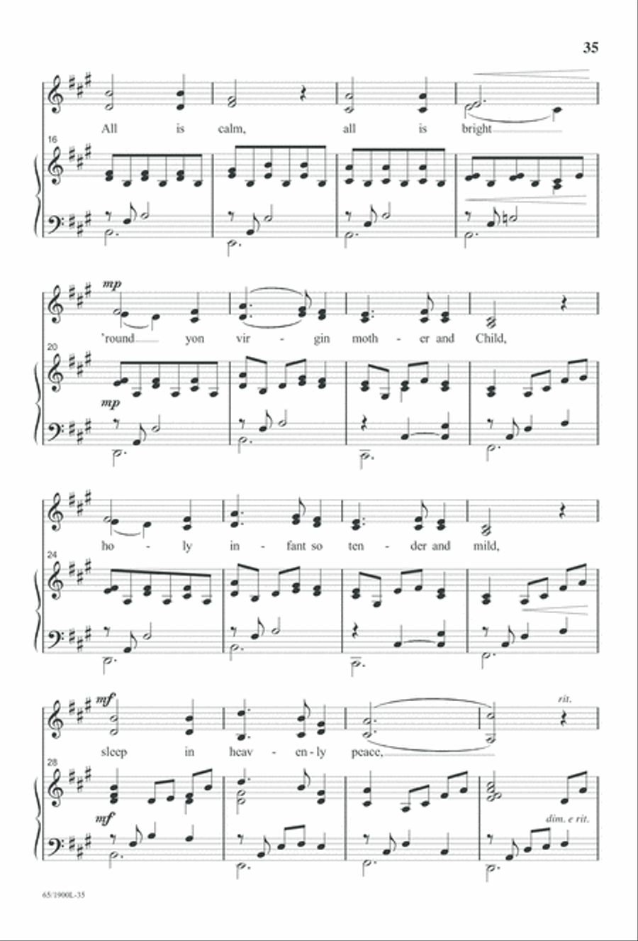 Love's Pure Light 3-Part scores gallery preview page 37