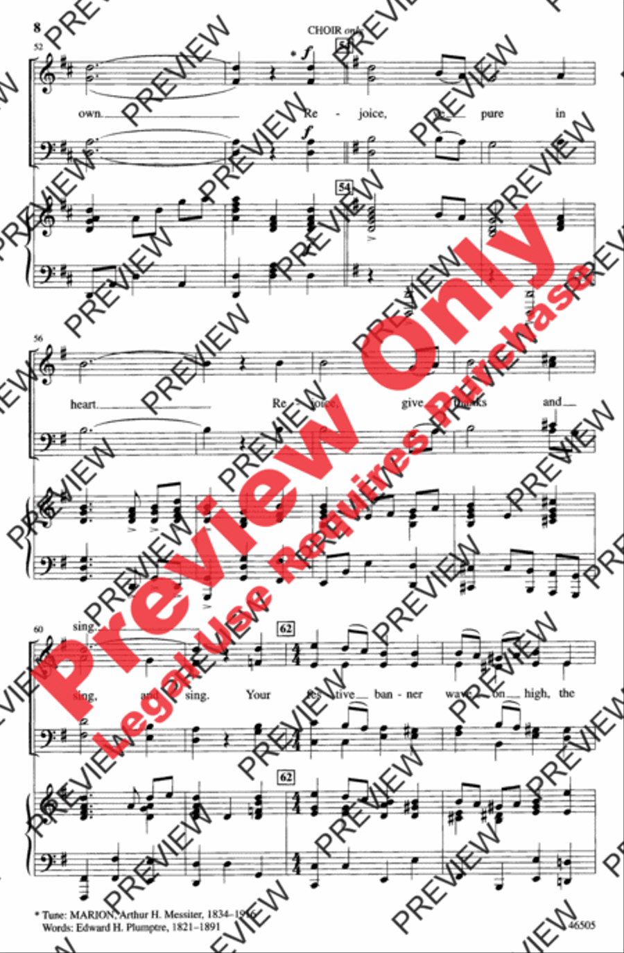 Give Thanks and Sing! 4-Part scores gallery preview page 8