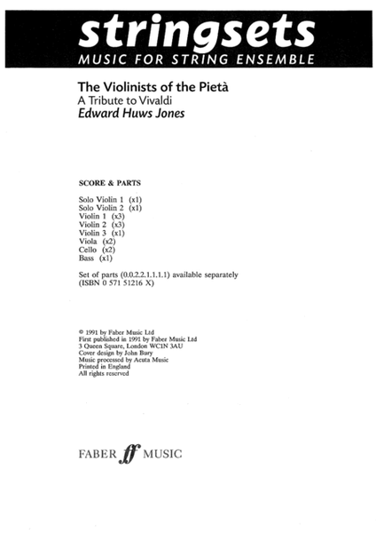 Violinists of the Pieta