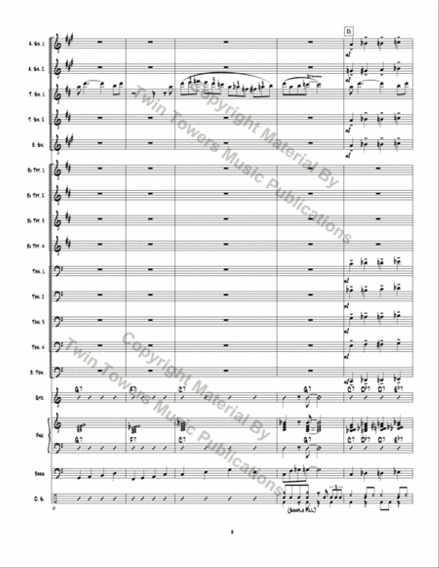 Super 20 Stomp Jazz Ensemble scores gallery preview page 7