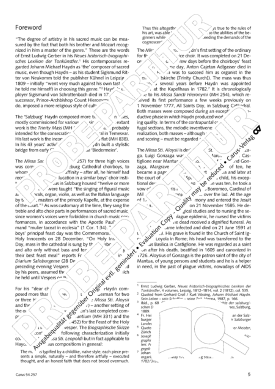 Missa Sancti Aloysii SSA scores gallery preview page 6