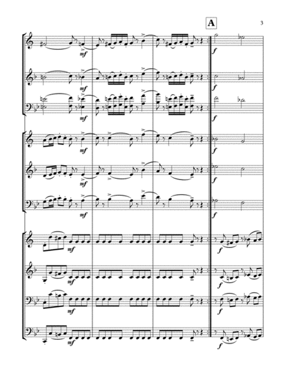 Mozart Divertimento Nr. 2 (K 439b) Flexible Brass Trio
