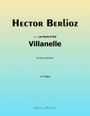 Villanelle, by Berlioz, in A Major