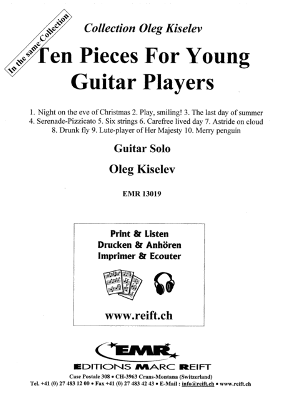 Ten Pieces For Young People Classical Guitar scores gallery preview page 7