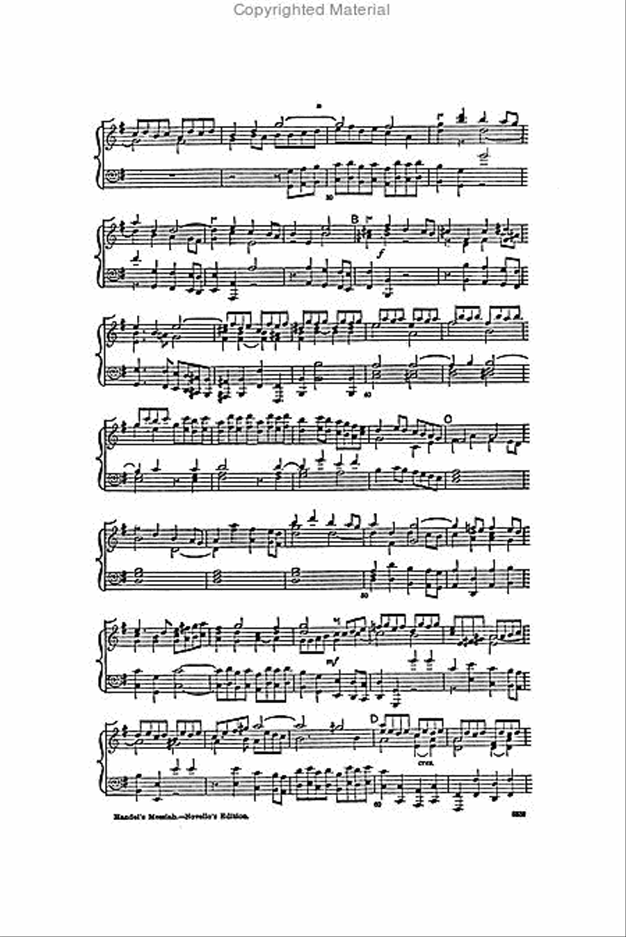Messiah 4-Part scores gallery preview page 3