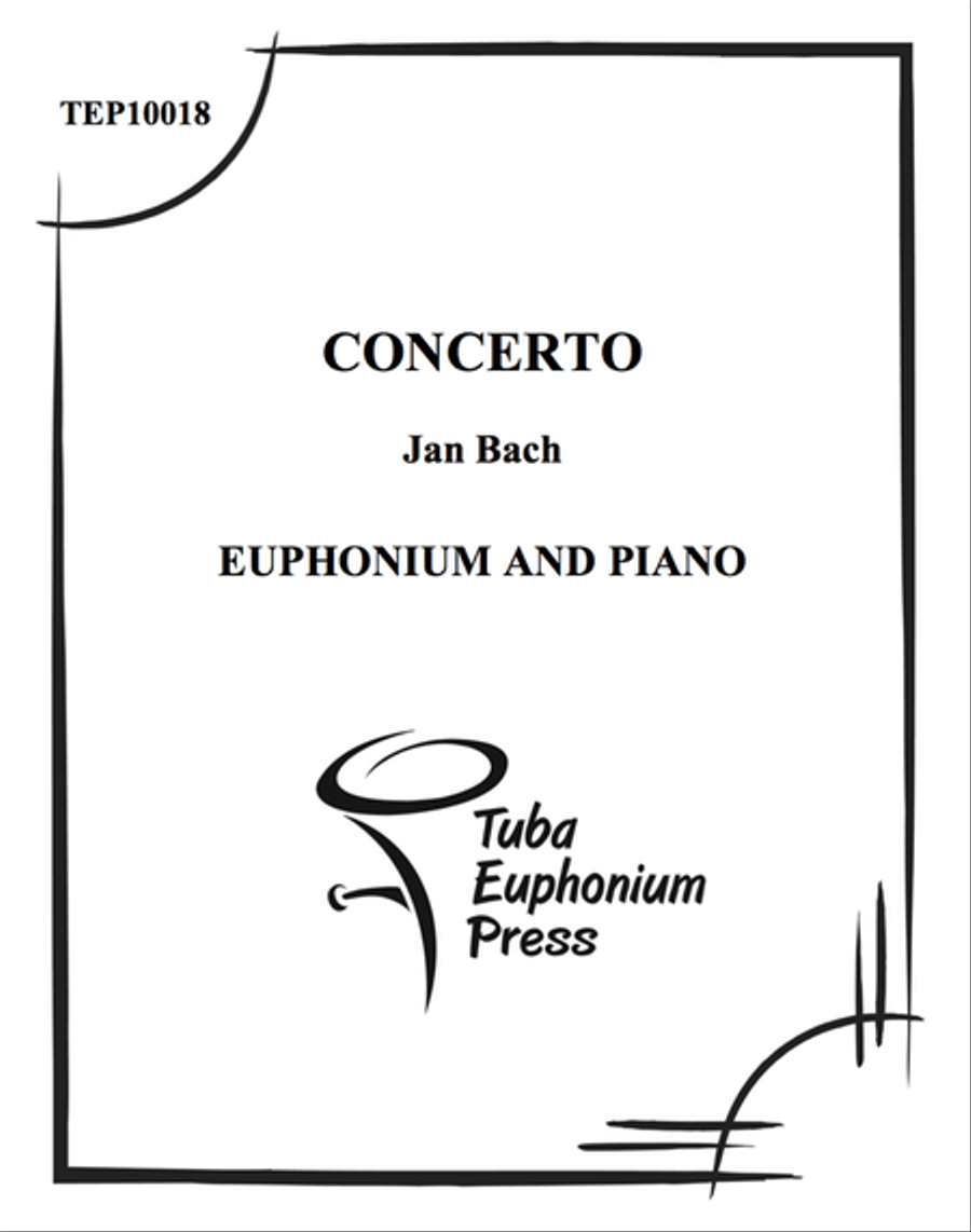 Concerto for Euphonium Euphonium scores gallery preview page 1
