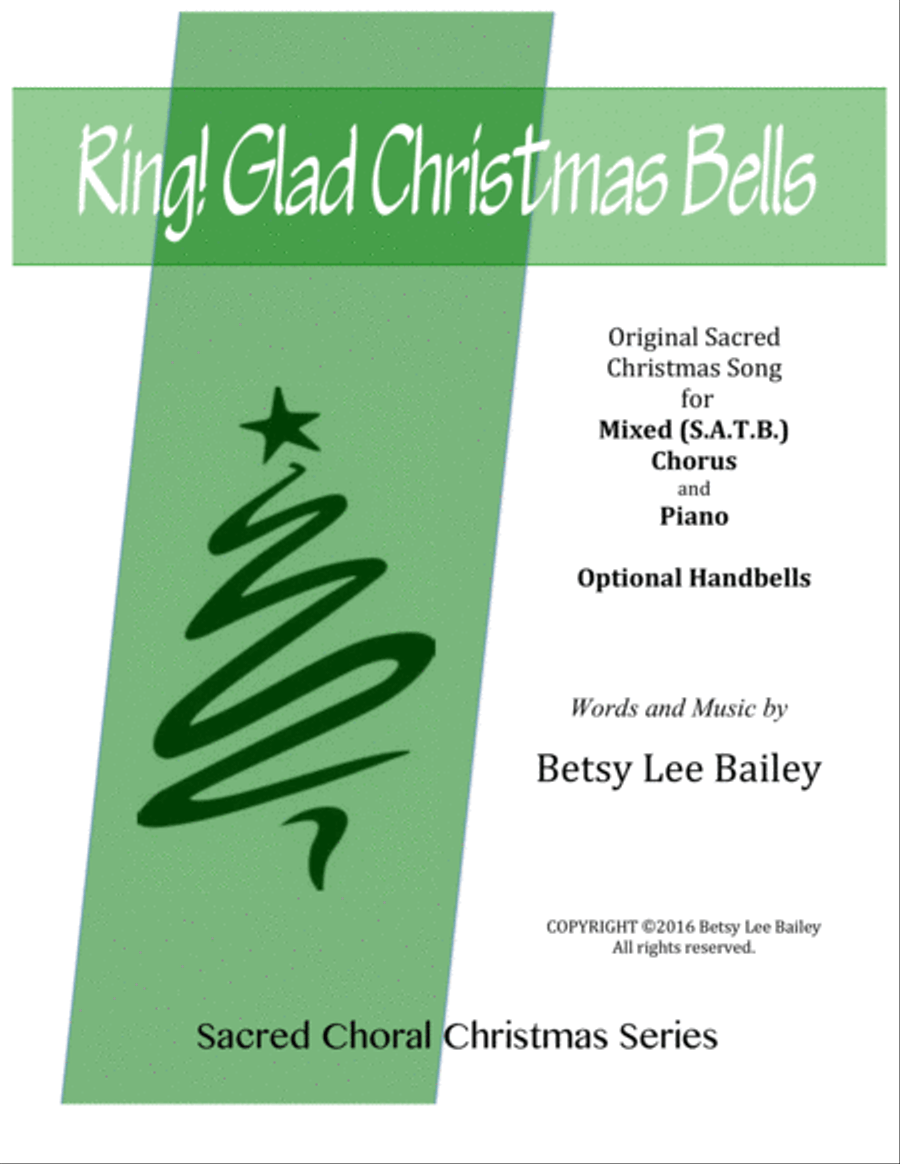 Ring Glad Christmas Bells - SATB 4-Part scores gallery preview page 1