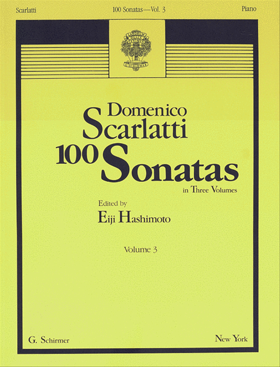 100 Sonatas – Volume 3 (Sonata 68, K445 – Sonata 100, K551) Harpsichord scores gallery preview page 1