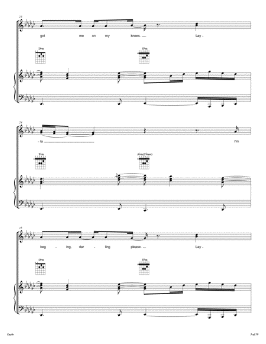 Layla Voice scores gallery preview page 6