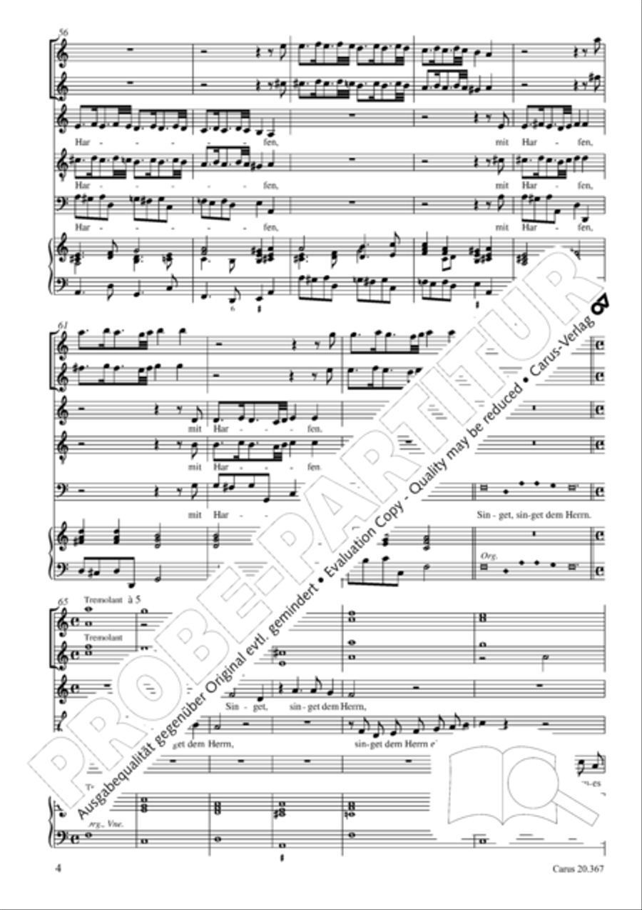 Freuet euch des Herren, ihr Gerechten ATB scores gallery preview page 5