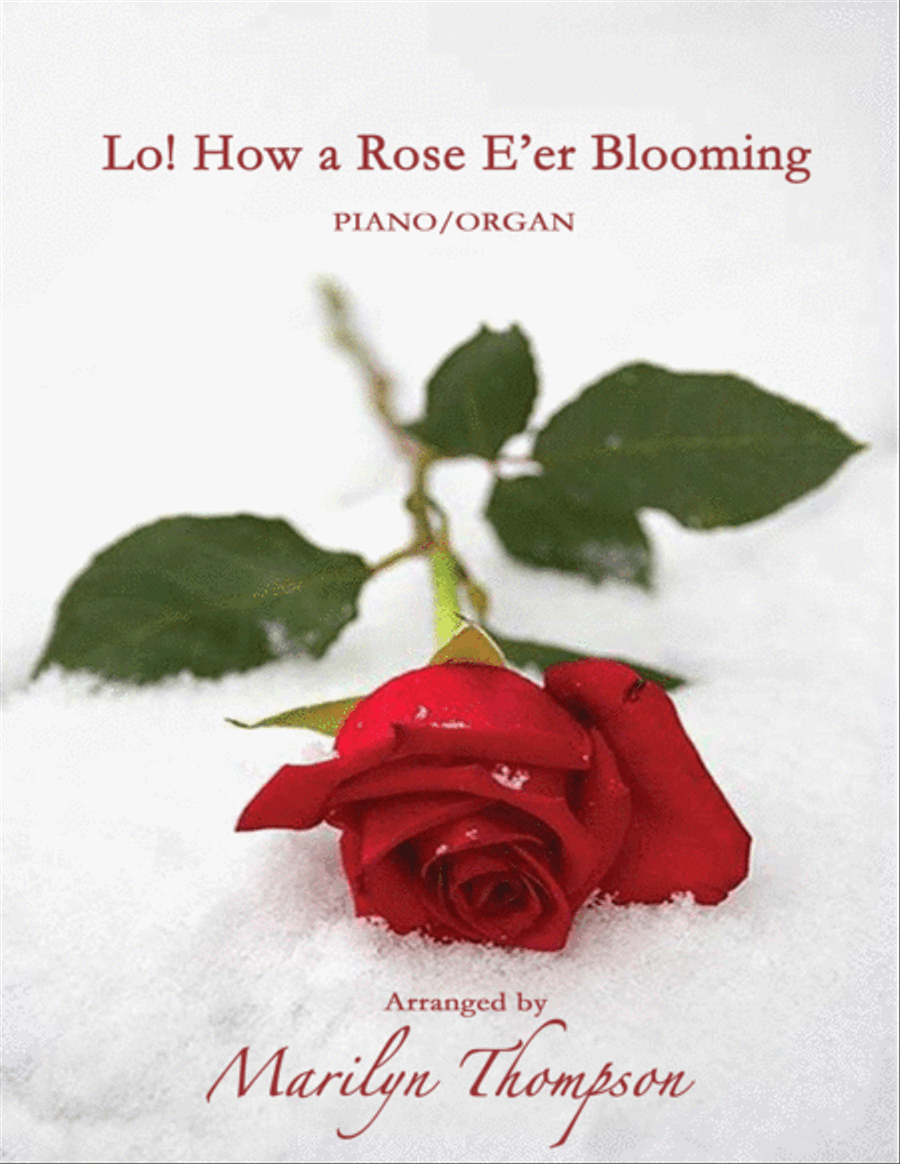 Lo! How a Rose E'er Blooming--Organ/Piano Duet.pdf Organ Solo scores gallery preview page 1
