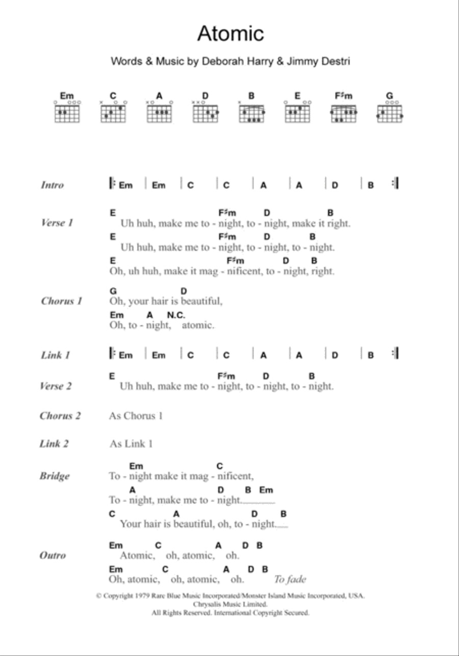 Atomic Acoustic Guitar scores gallery preview page 1