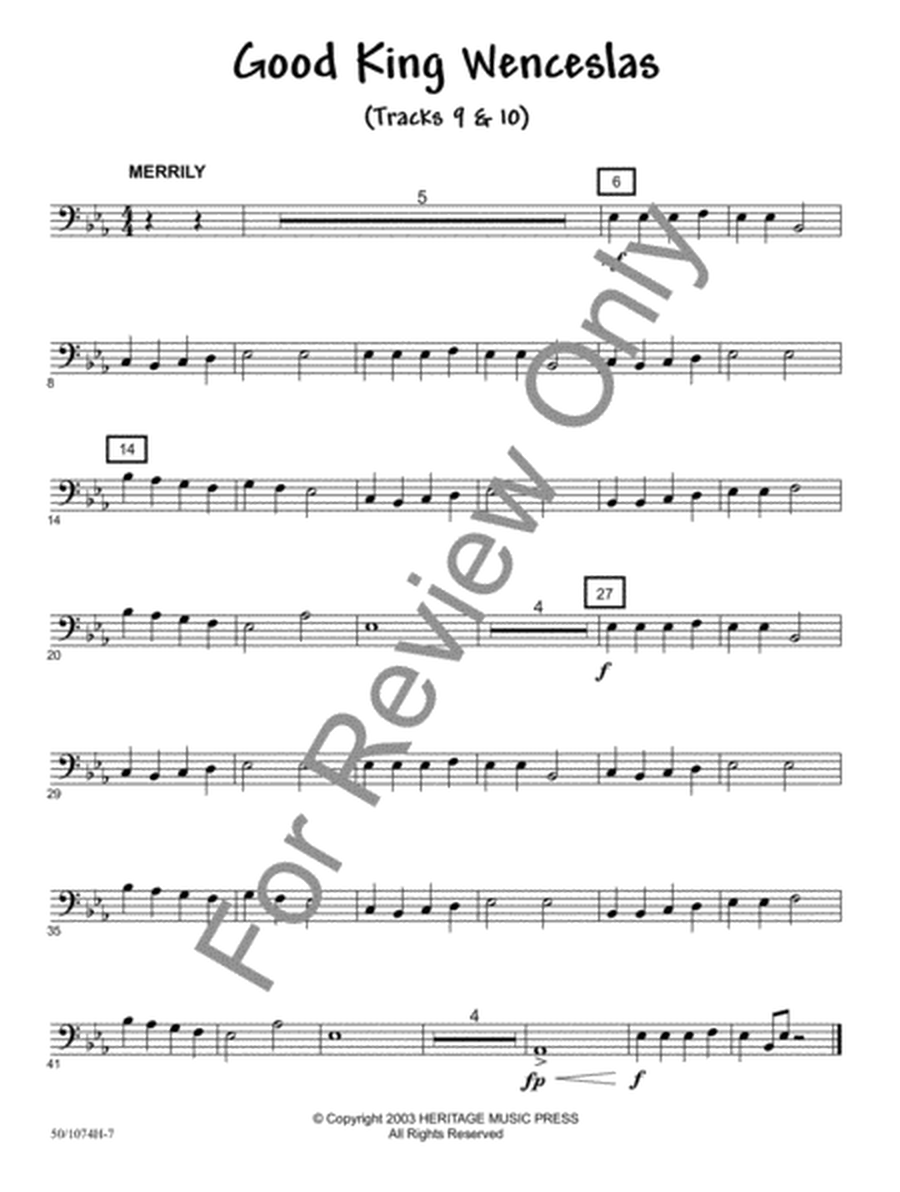 JumpStart for Christmas - Trombone/Bari BC/Bassoon
