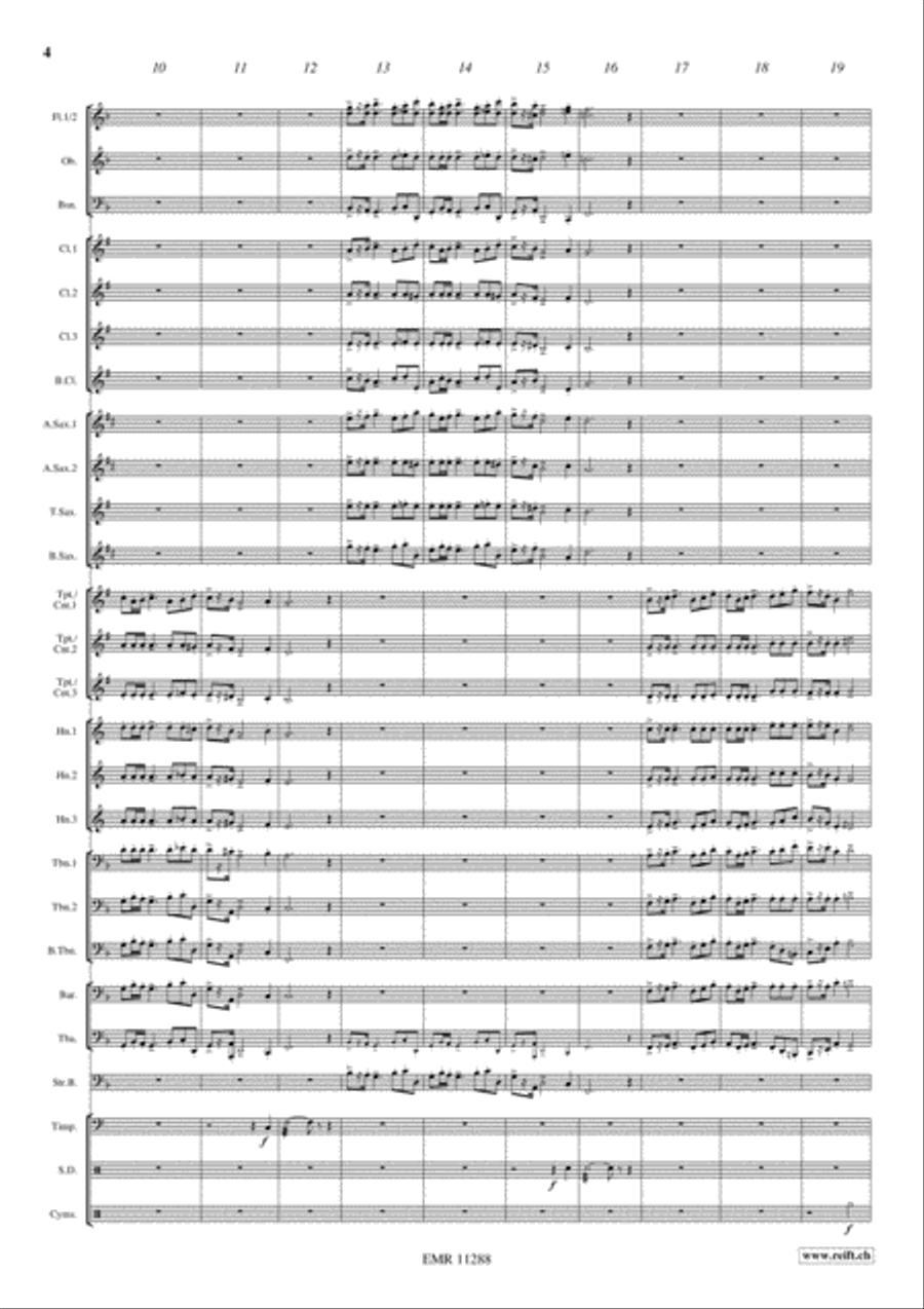 Grand Choeur Dialogue Grand Choeur Dialogue Concert Band scores gallery preview page 5