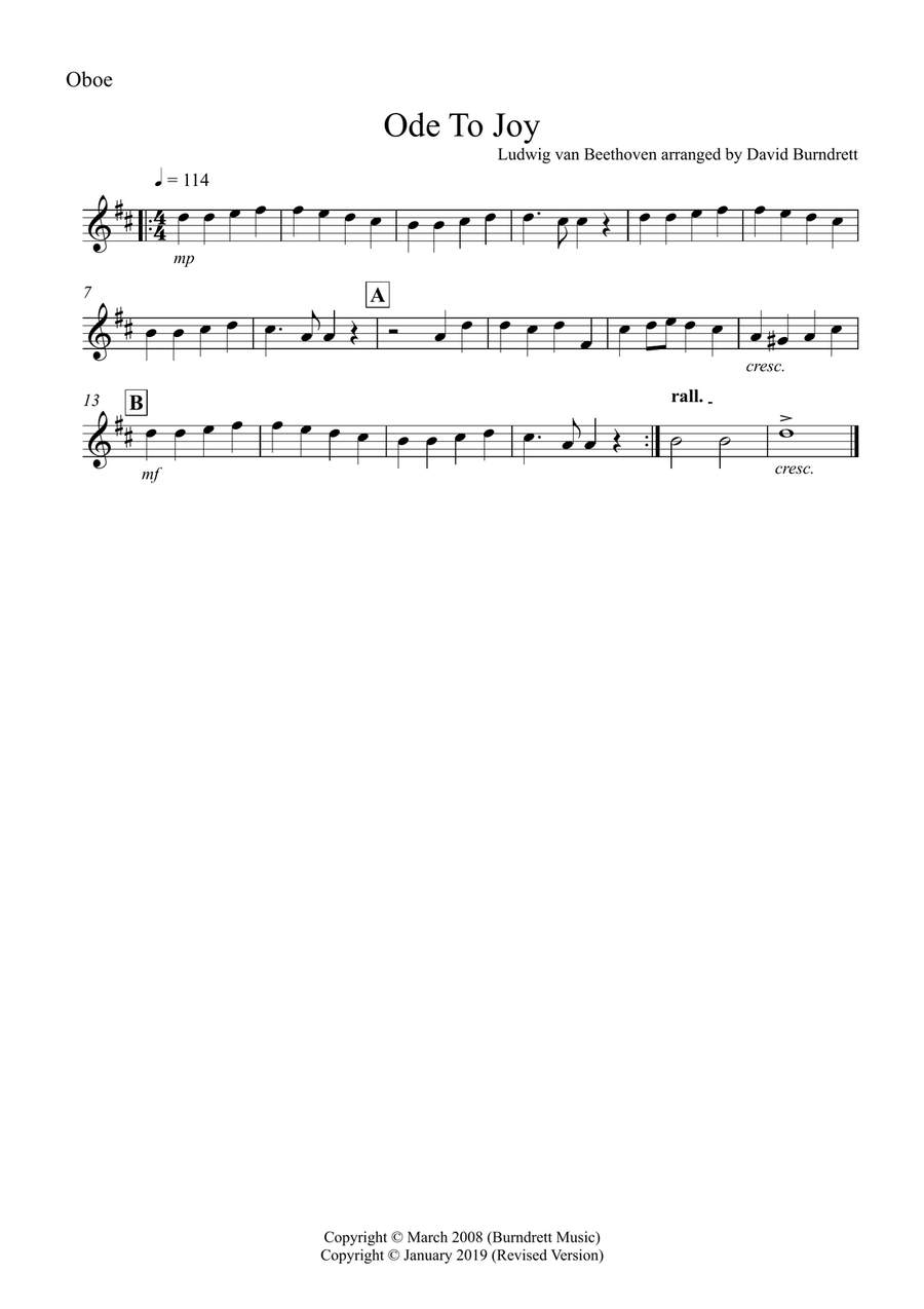 Ode To Joy for School Orchestra Full Orchestra scores gallery preview page 5