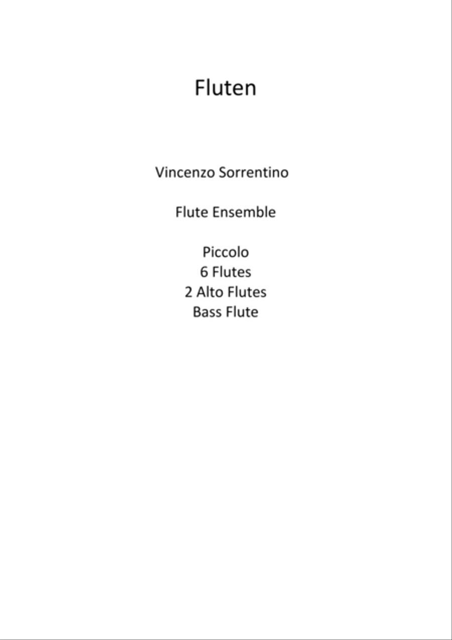 Fluten Flute scores gallery preview page 1