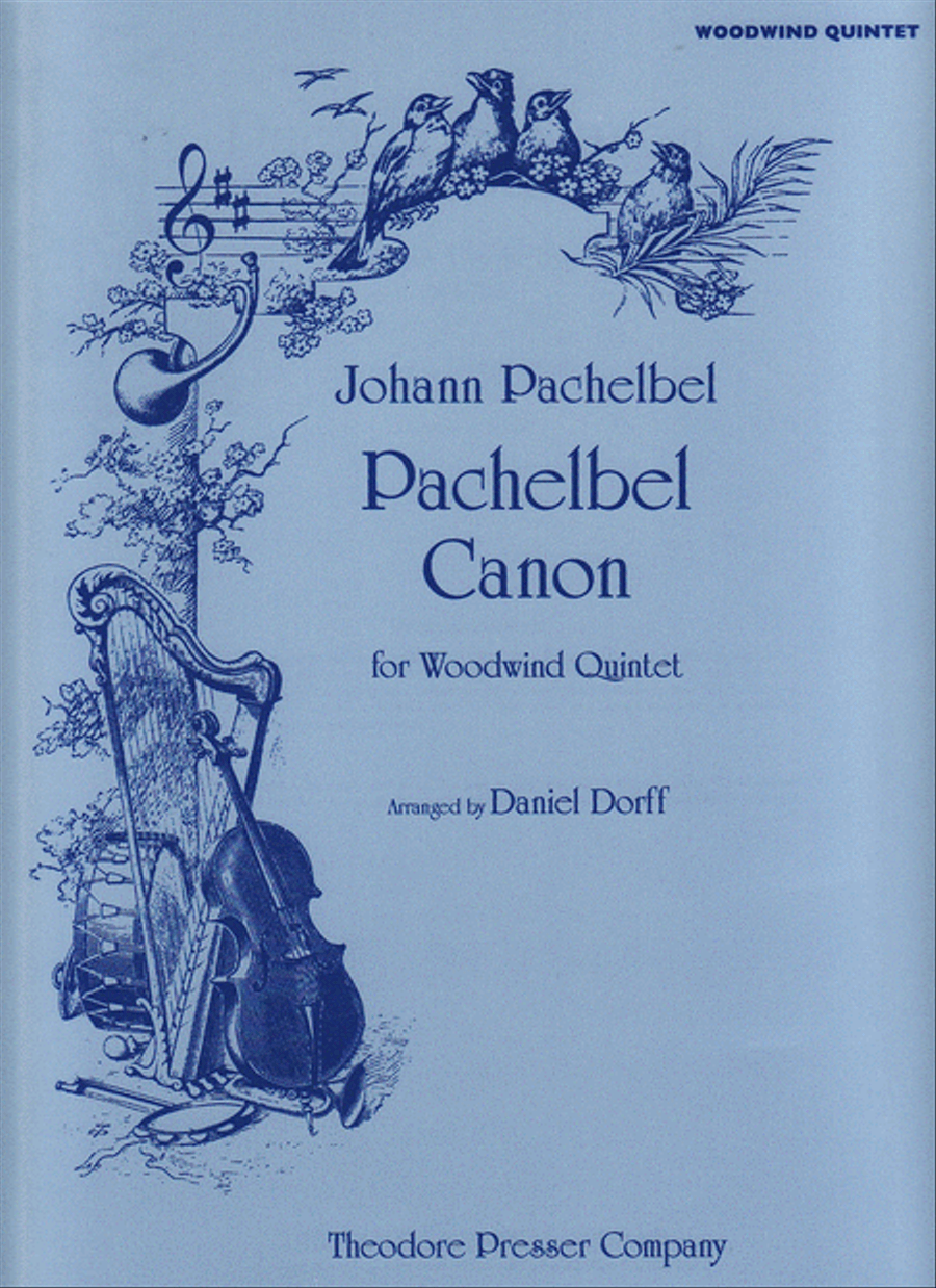 Pachelbel Canon Woodwind Quintet scores gallery preview page 1