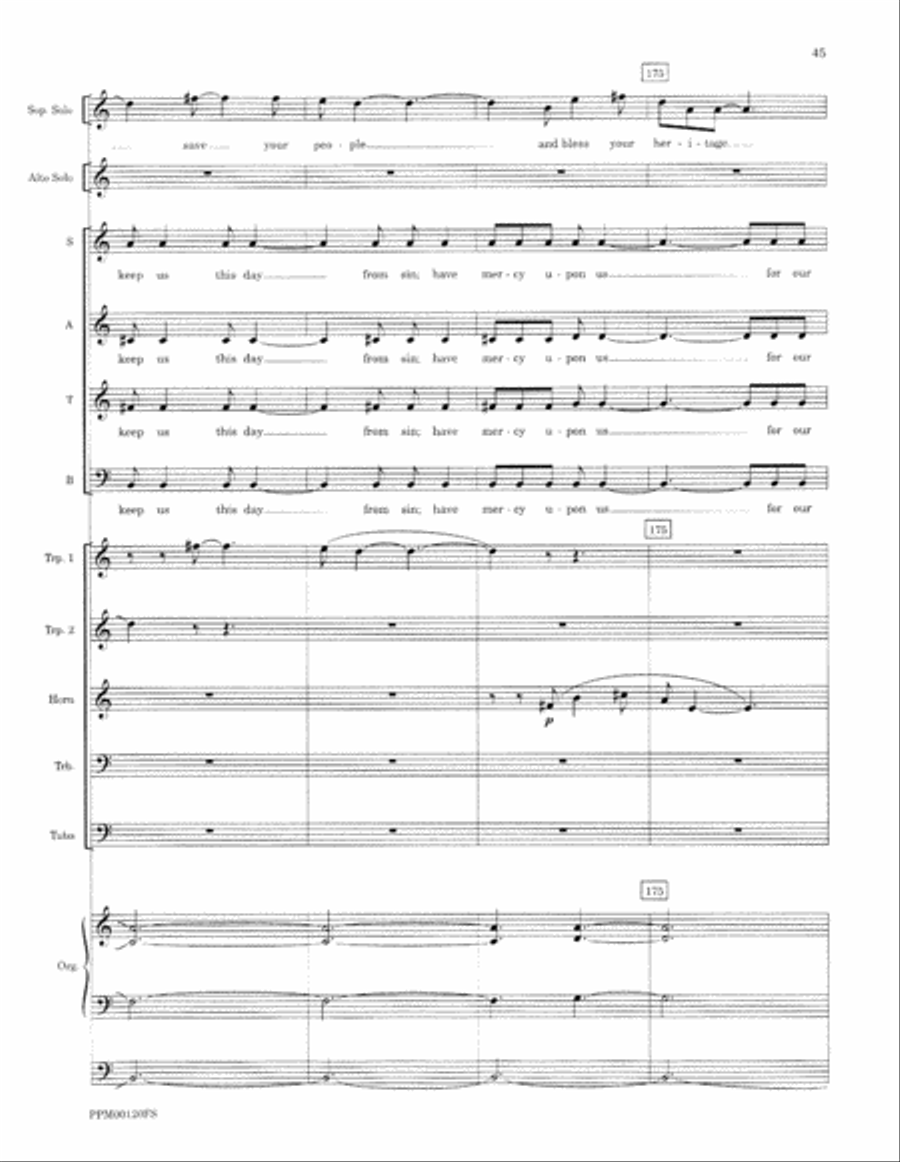 Transfiguration: An Ecumenical Mass - Full Score Divisi scores gallery preview page 48