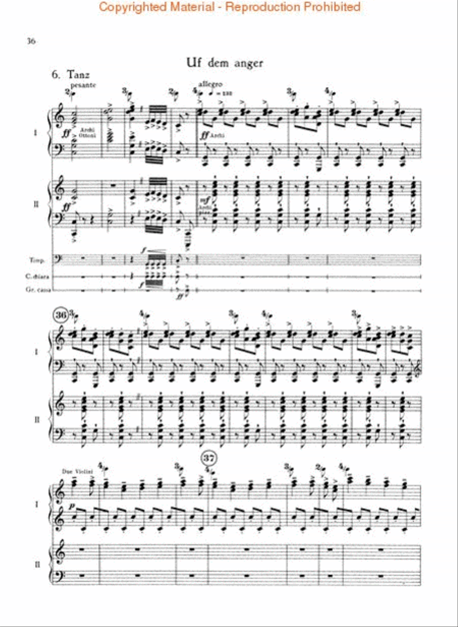Carmina Burana Choir scores gallery preview page 3