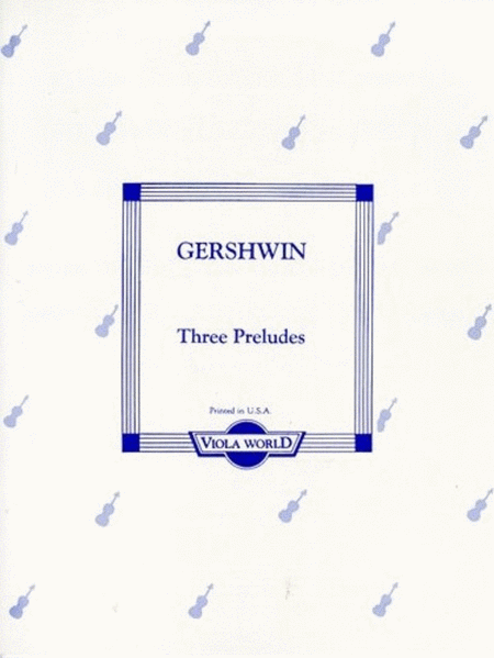 Gershwin - 3 Preludes Viola/Piano