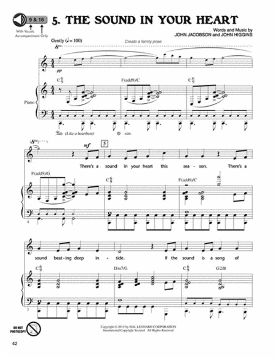 The Grumps of Ring-A-Ding Town Choir scores gallery preview page 3