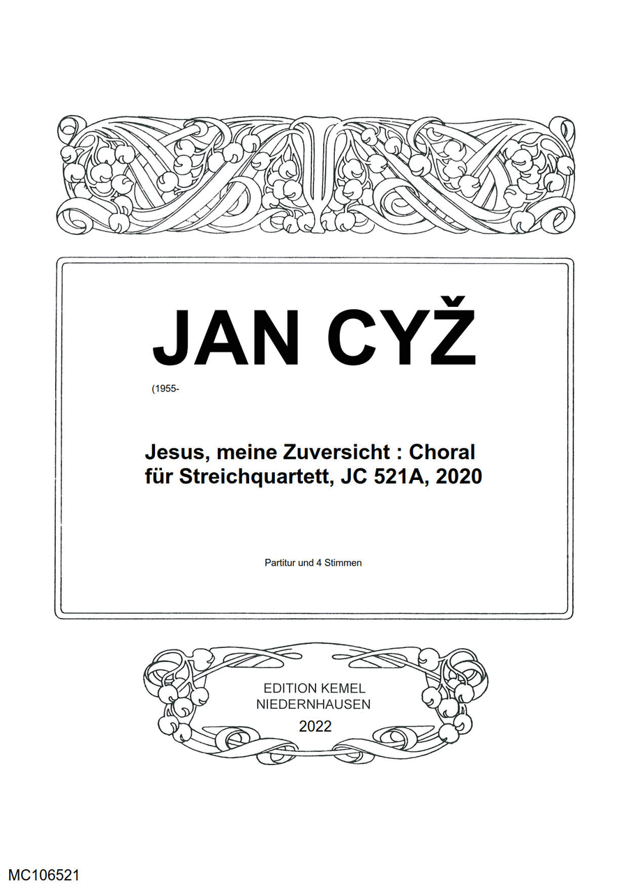 Jesus, meine Zuversicht Score scores gallery preview page 1
