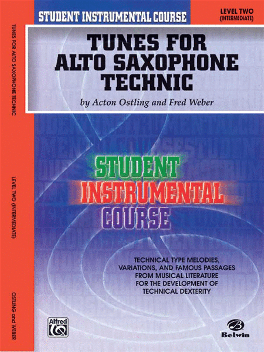 Student Instrumental Course Tunes for Alto Saxophone Technic Alto Saxophone scores gallery preview page 1