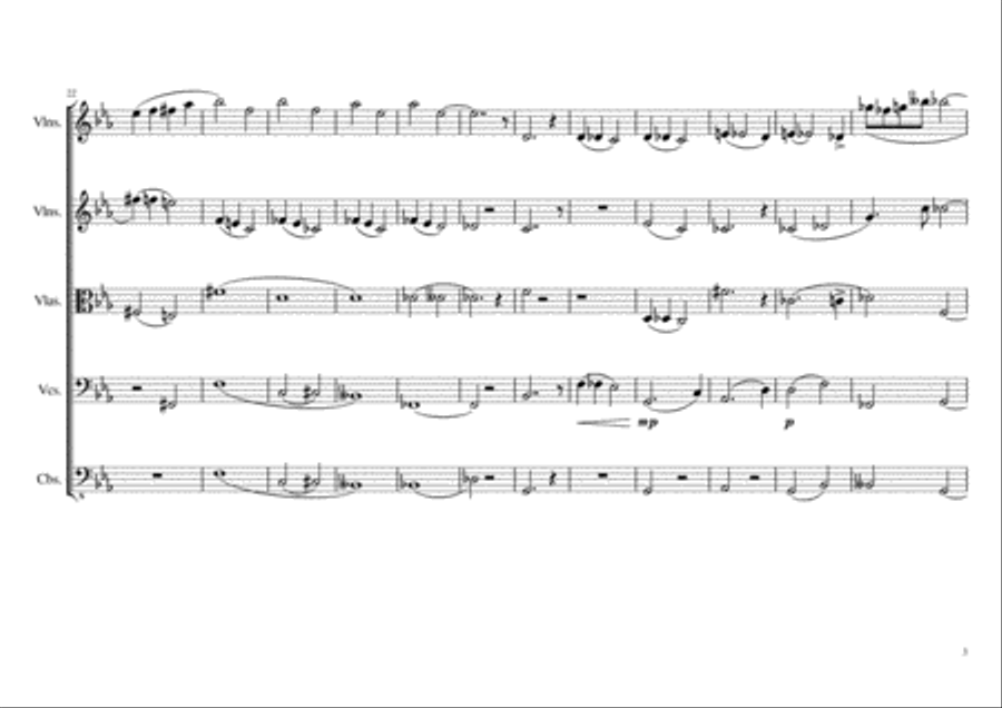 Dark Castle Dark Castle String Orchestra scores gallery preview page 3