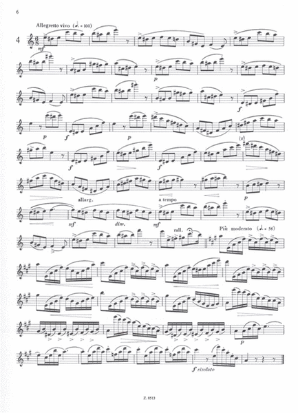 Etüden für Flöte 1 op. 33, No. 1