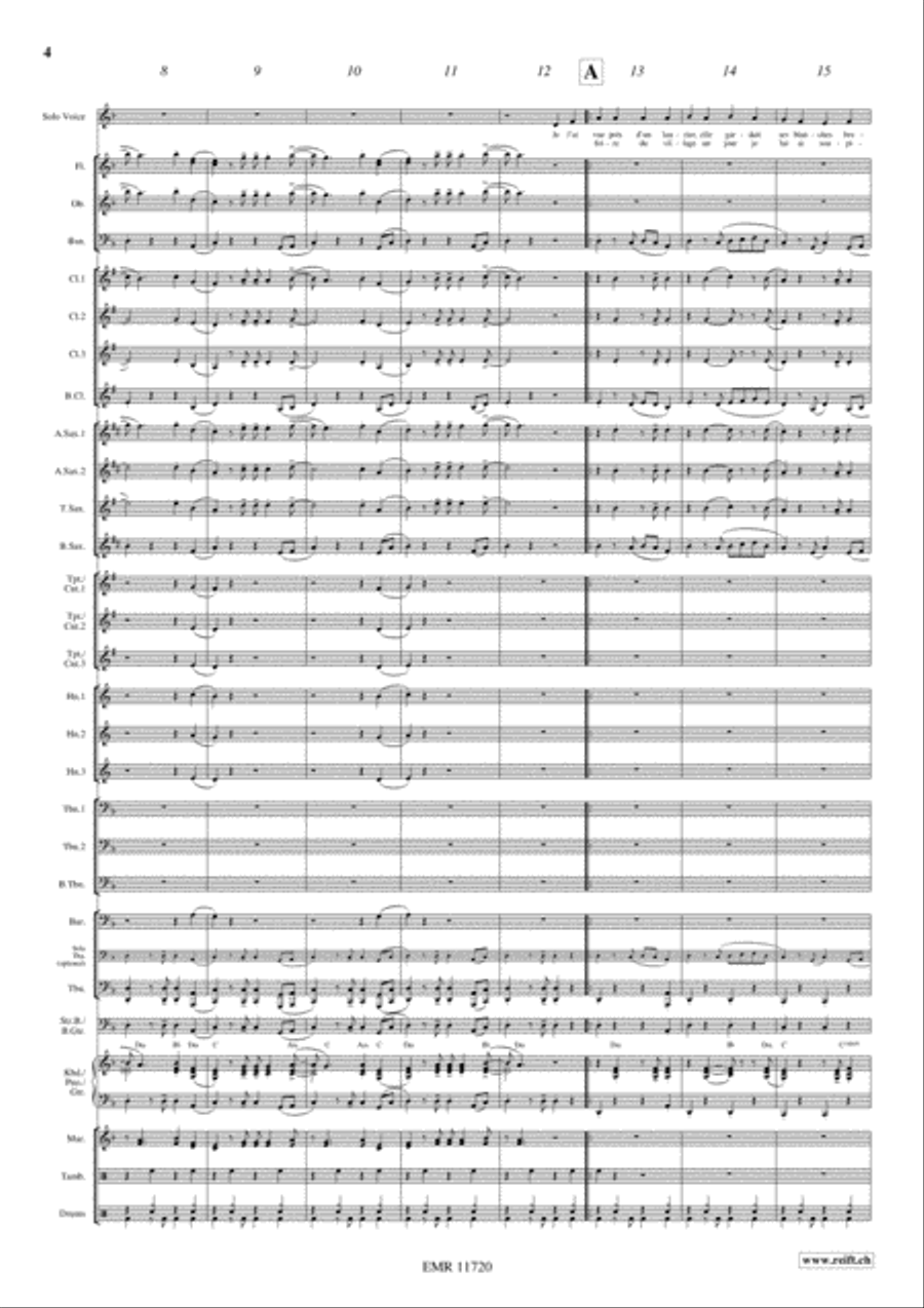 Siffler sur la Colline Concert Band scores gallery preview page 5