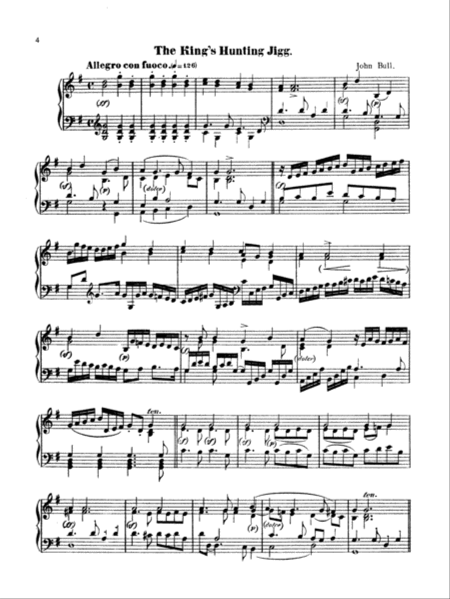 Bull: Compositions Piano Solo scores gallery preview page 1