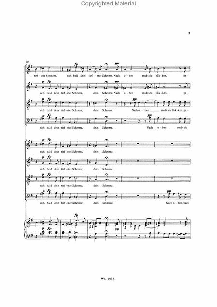 4 Double Choir Songs Op. 141