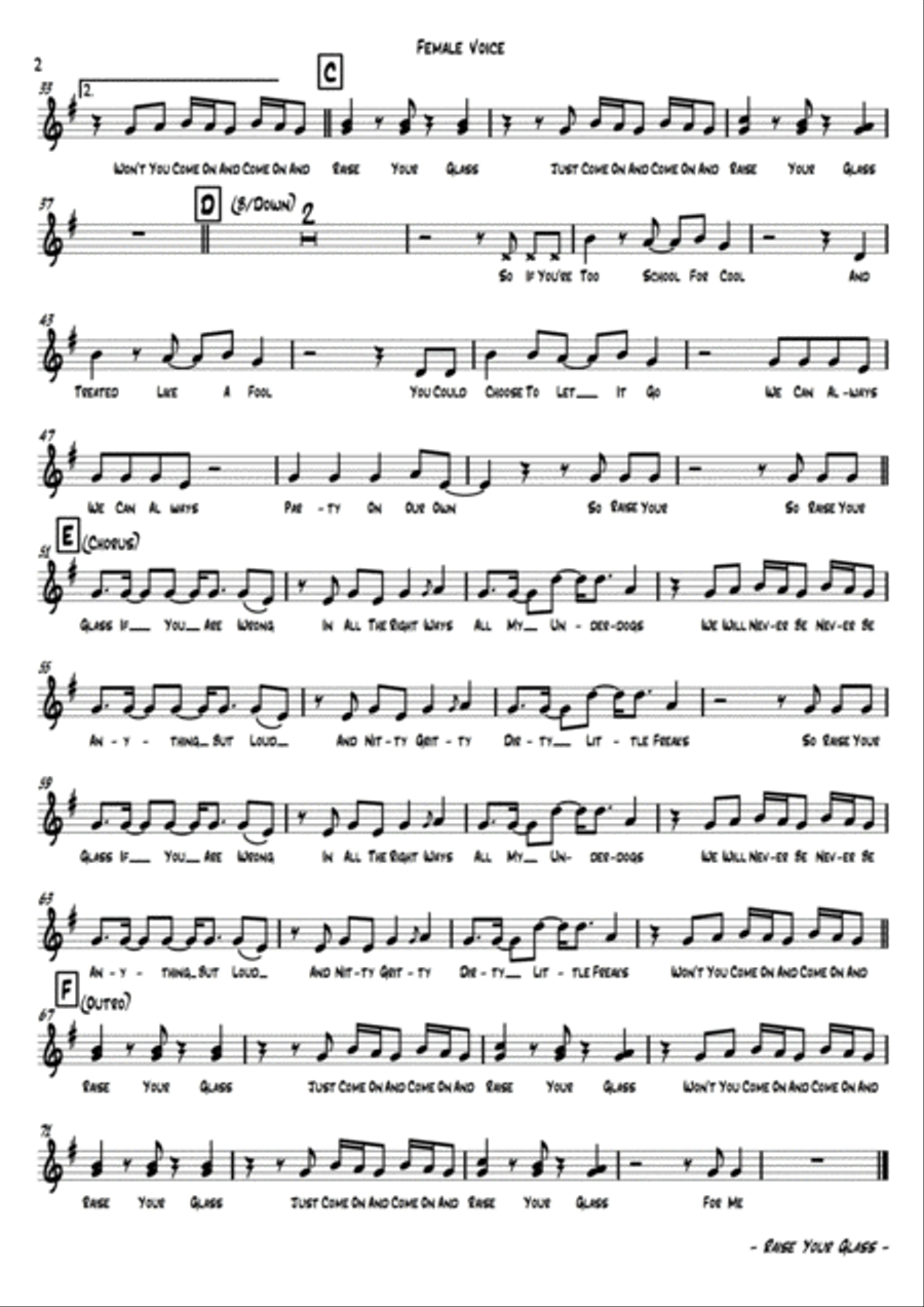 Raise Your Glass Jazz Ensemble scores gallery preview page 3