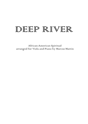 Book cover for Deep River for Viola and Piano