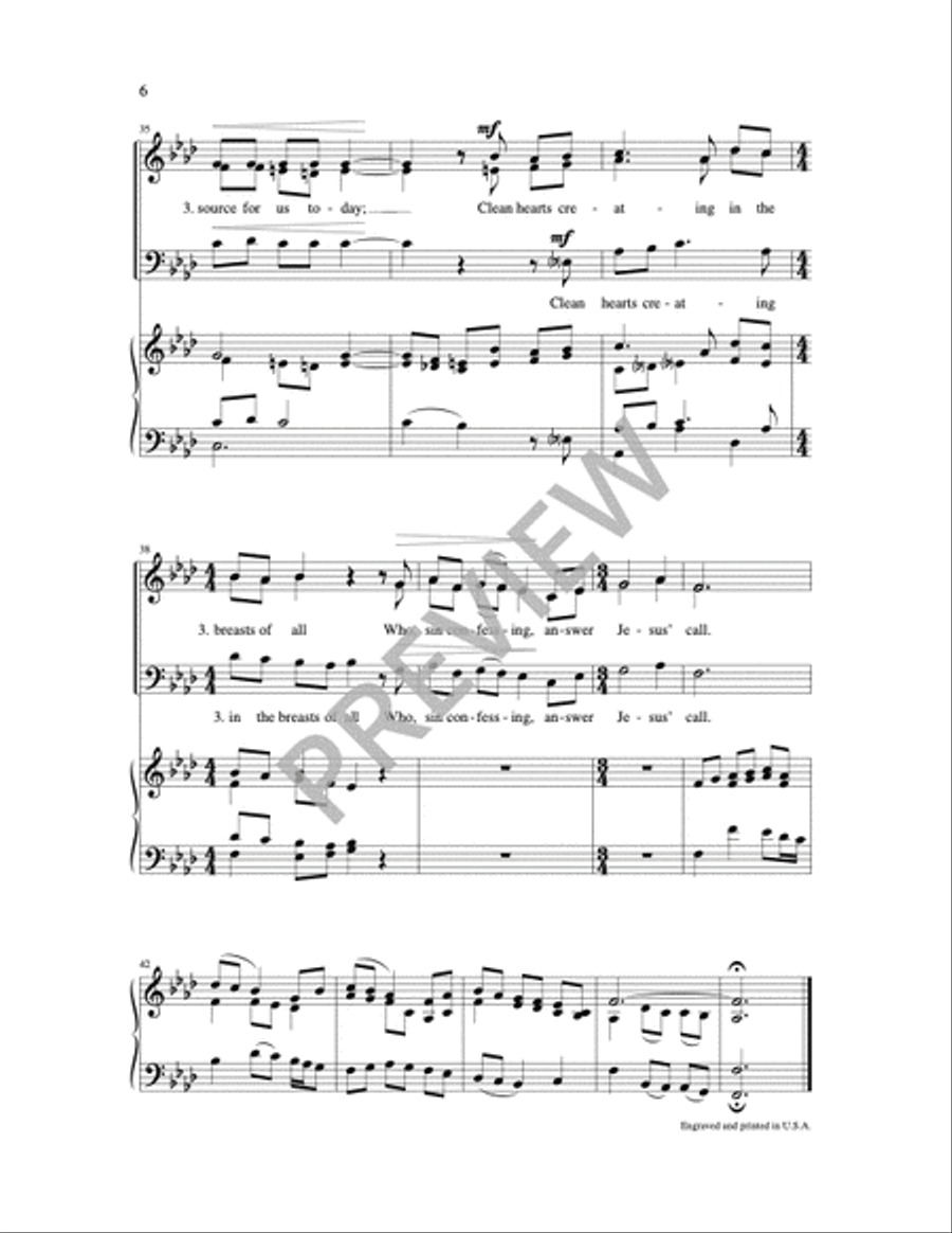 The Days Are Coming 3-Part scores gallery preview page 4