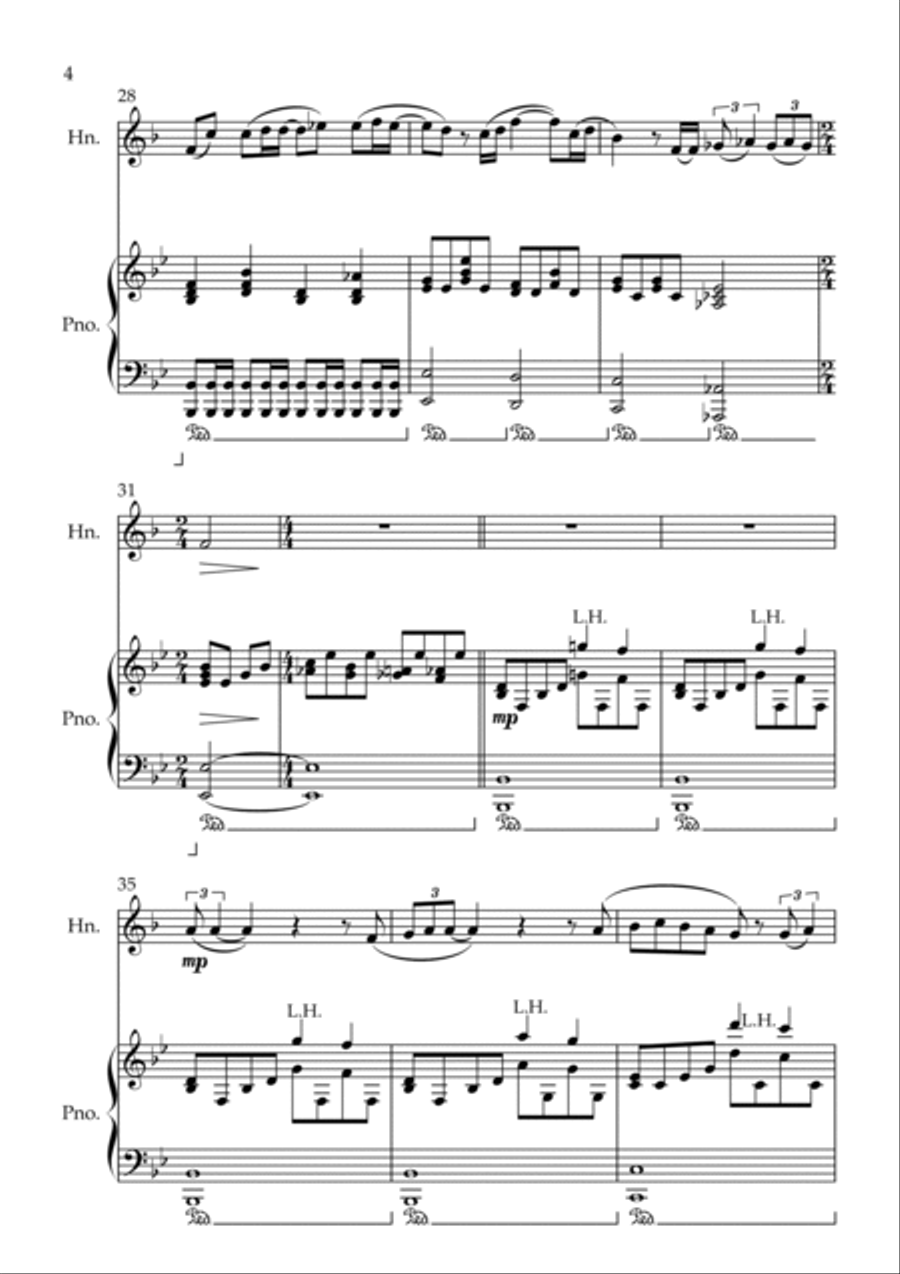 Bohemian Rhapsody Horn scores gallery preview page 4