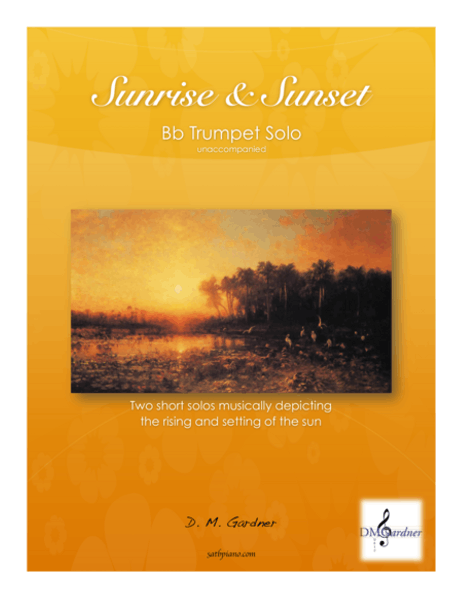Sunrise & Sunset for Solo Trumpet Trumpet Solo scores gallery preview page 1