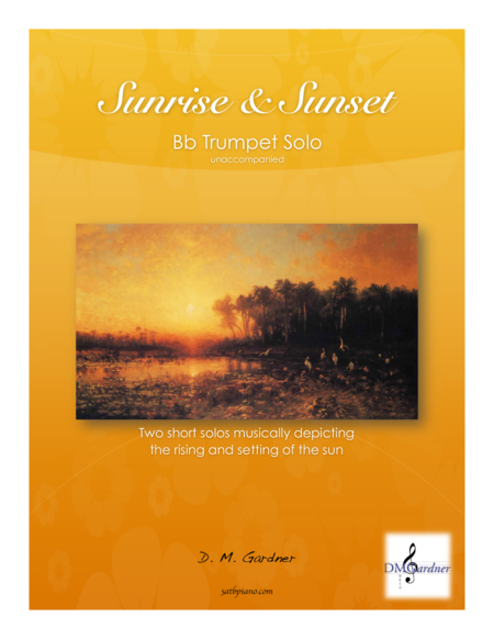 Sunrise & Sunset for Solo Trumpet image number null