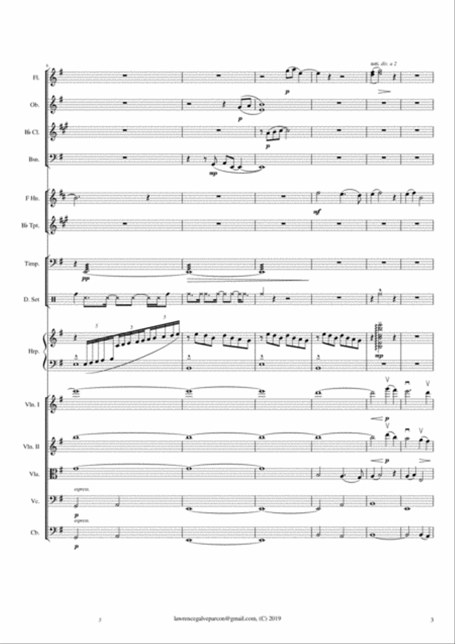 Layag (Sail) Chamber Orchestra scores gallery preview page 3