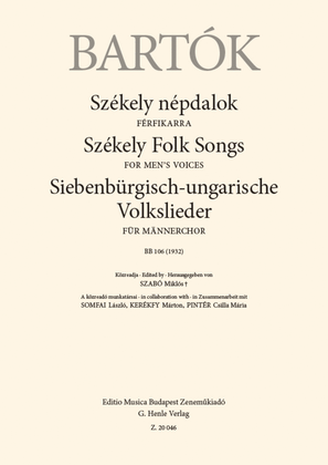 Book cover for Székely Folk Songs