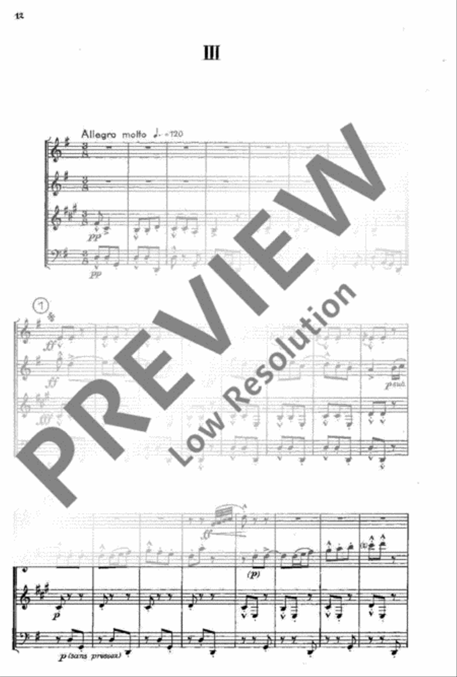 Quartet Bassoon scores gallery preview page 13