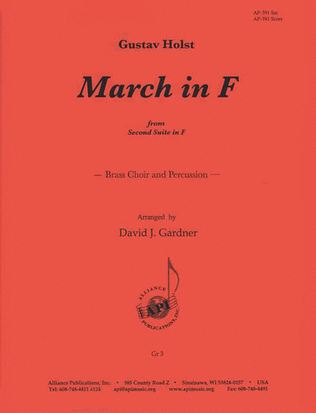 March In F - Holst-gardner - Br Chr