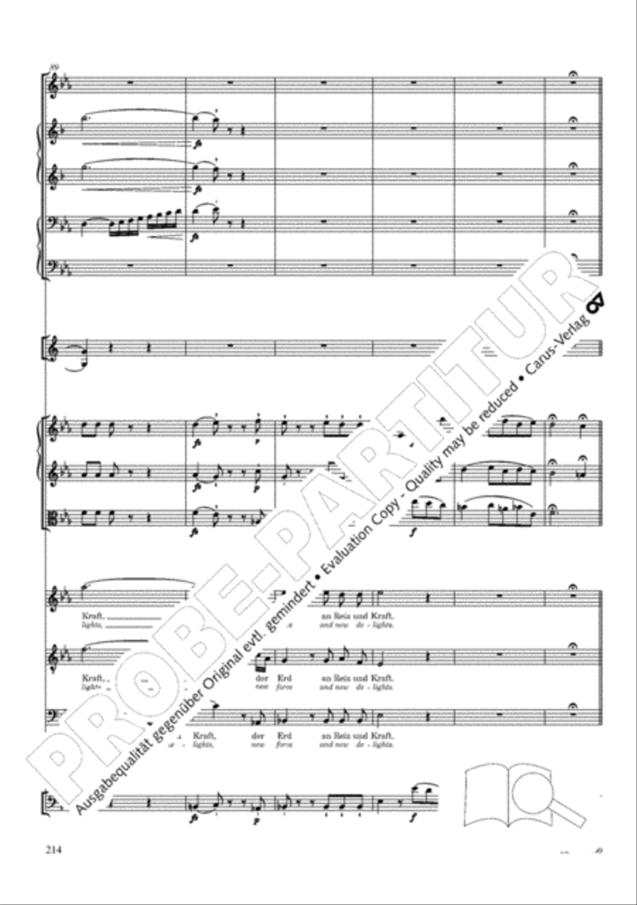 The Creation (Die Schopfung) 4-Part scores gallery preview page 234