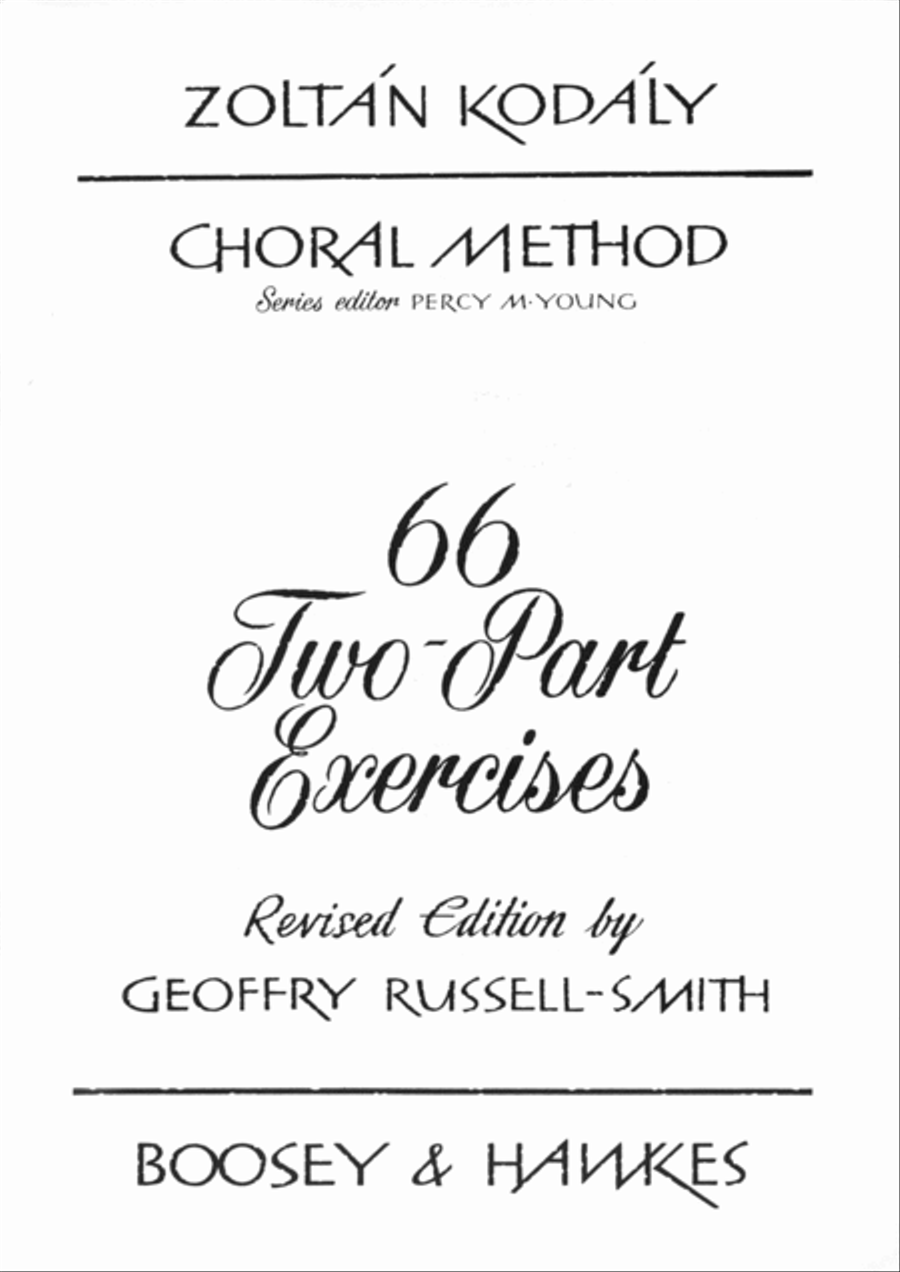 66 Two-Part Exercises 2-Part scores gallery preview page 1