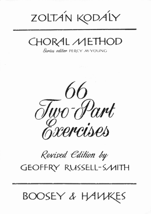 Book cover for 66 Two-Part Exercises