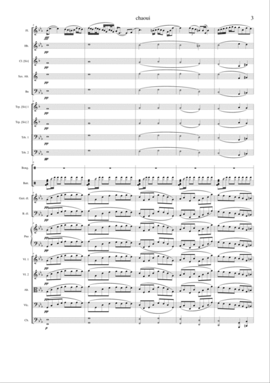la danse de Aurès la danse de Aurès Full Orchestra scores gallery preview page 4